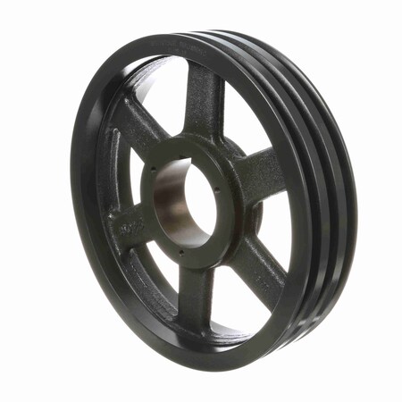 Browning 3 Groove Cast Iron Bushed Bore Mult. Var. Pitch Sheave, 3MV5V150R 3MV5V150R